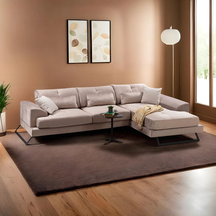Atelier Del Sofa Frido Corner Right (L3+Chl) - Beige